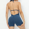 Women V-Back Short Jump Suit