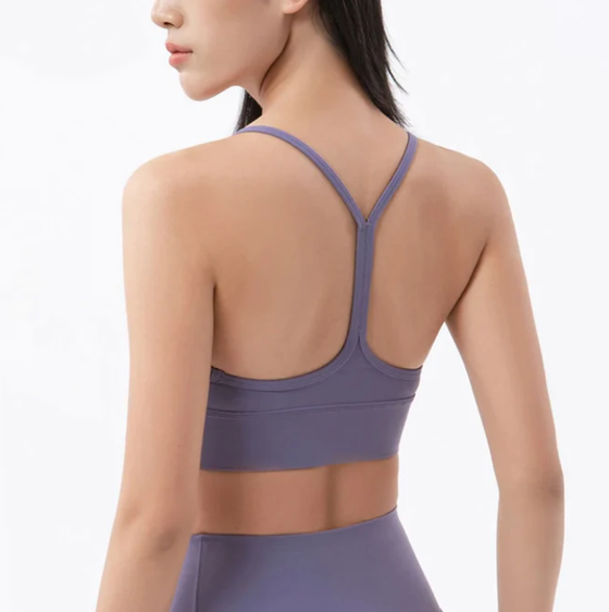 Running Girl Y-Back Breathable Sports Bra