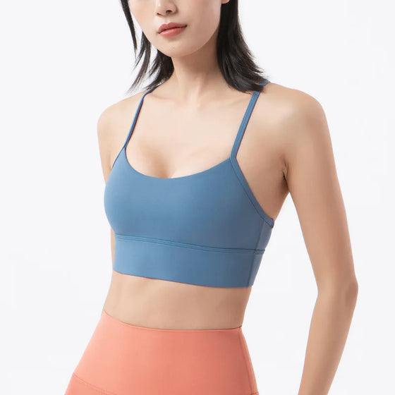 Running Girl Y-Back Breathable Sports Bra