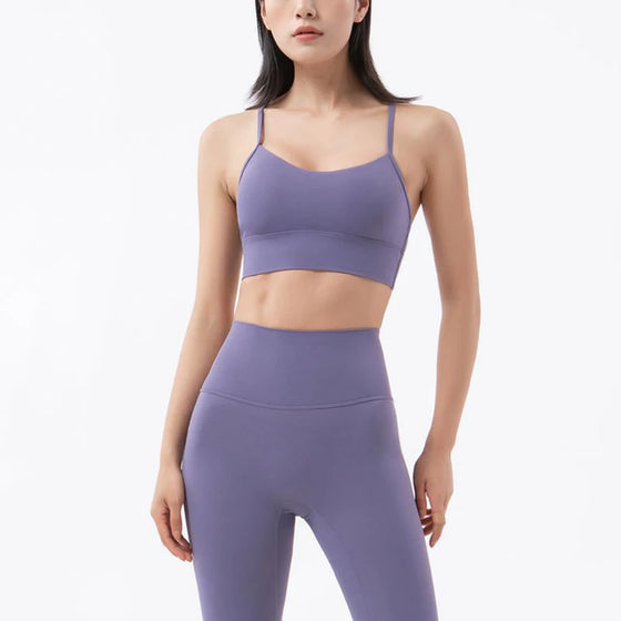 Running Girl Y-Back Breathable Sports Bra