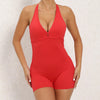 Women V-Back Short Jump Suit