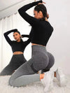 Gradient Breathable Sports Leggings