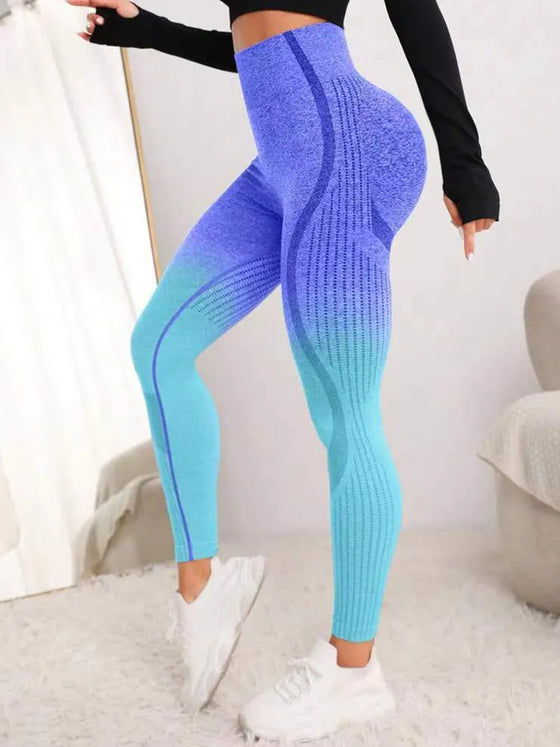 Gradient Breathable Sports Leggings